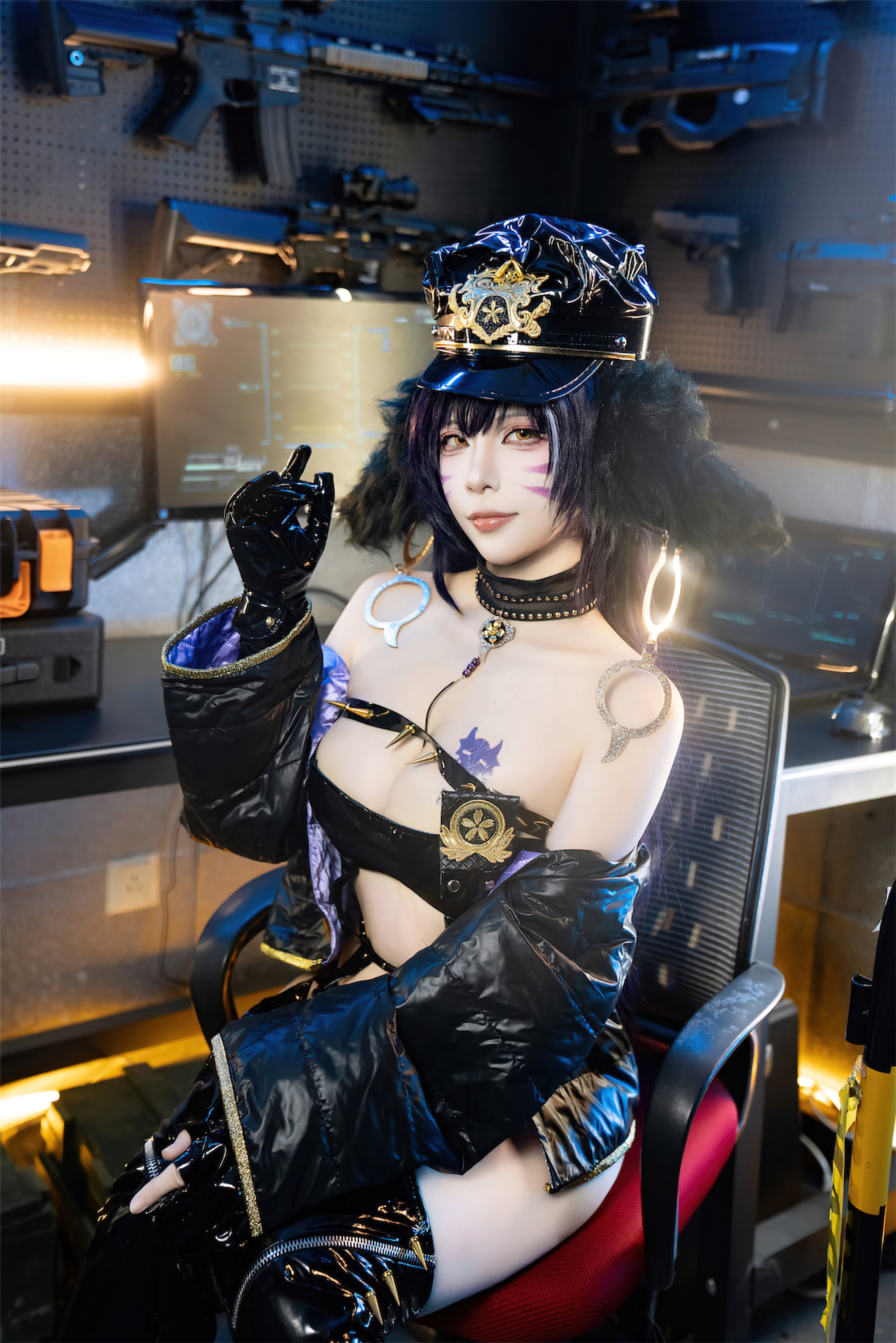 图片[1]-二佐Nisa – NO.198 碧蓝航线 武藏 女警 [25P]-XikXak